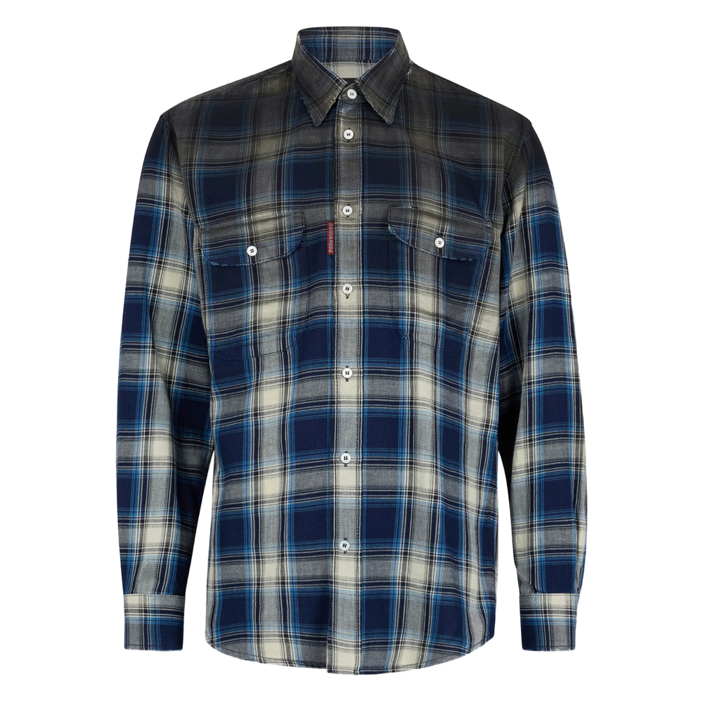 Dsquared2 Plaid Pocket Shirt