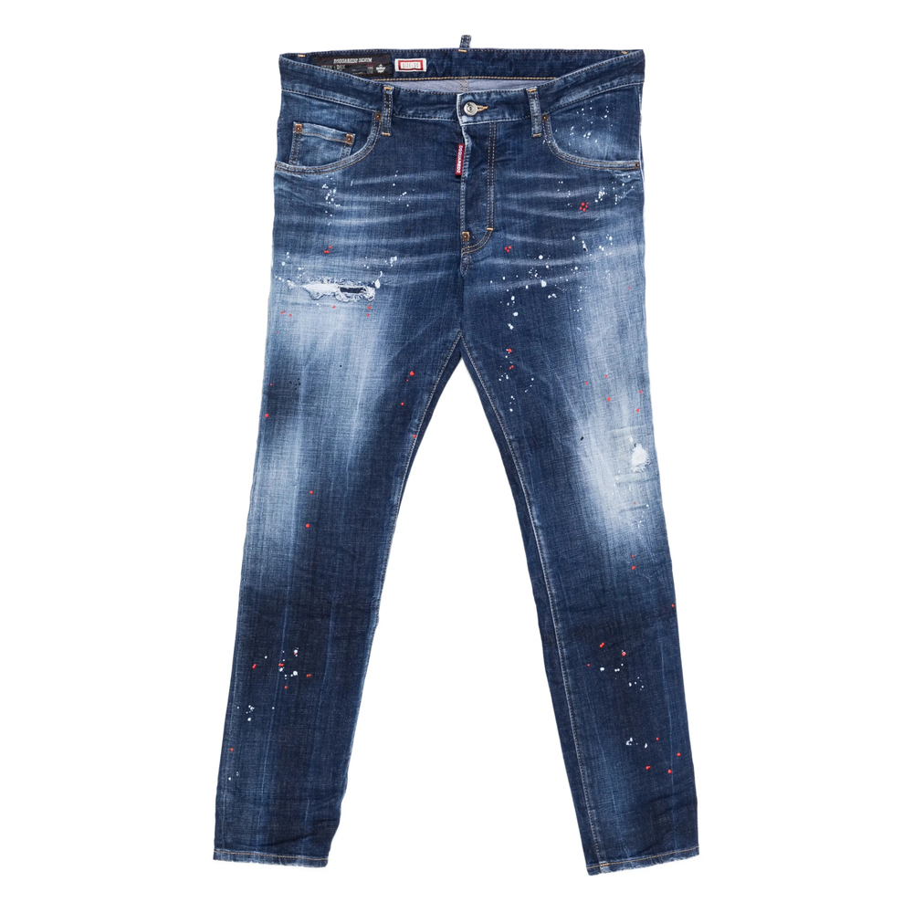 Dsquared2 Skater Distressed Paint Jeans