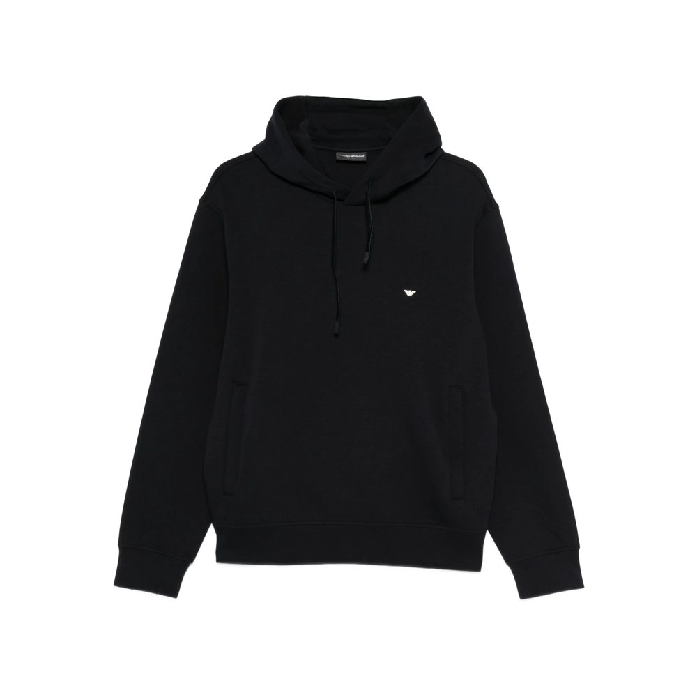 Emporio Armani Logo-embroidered Hoodie