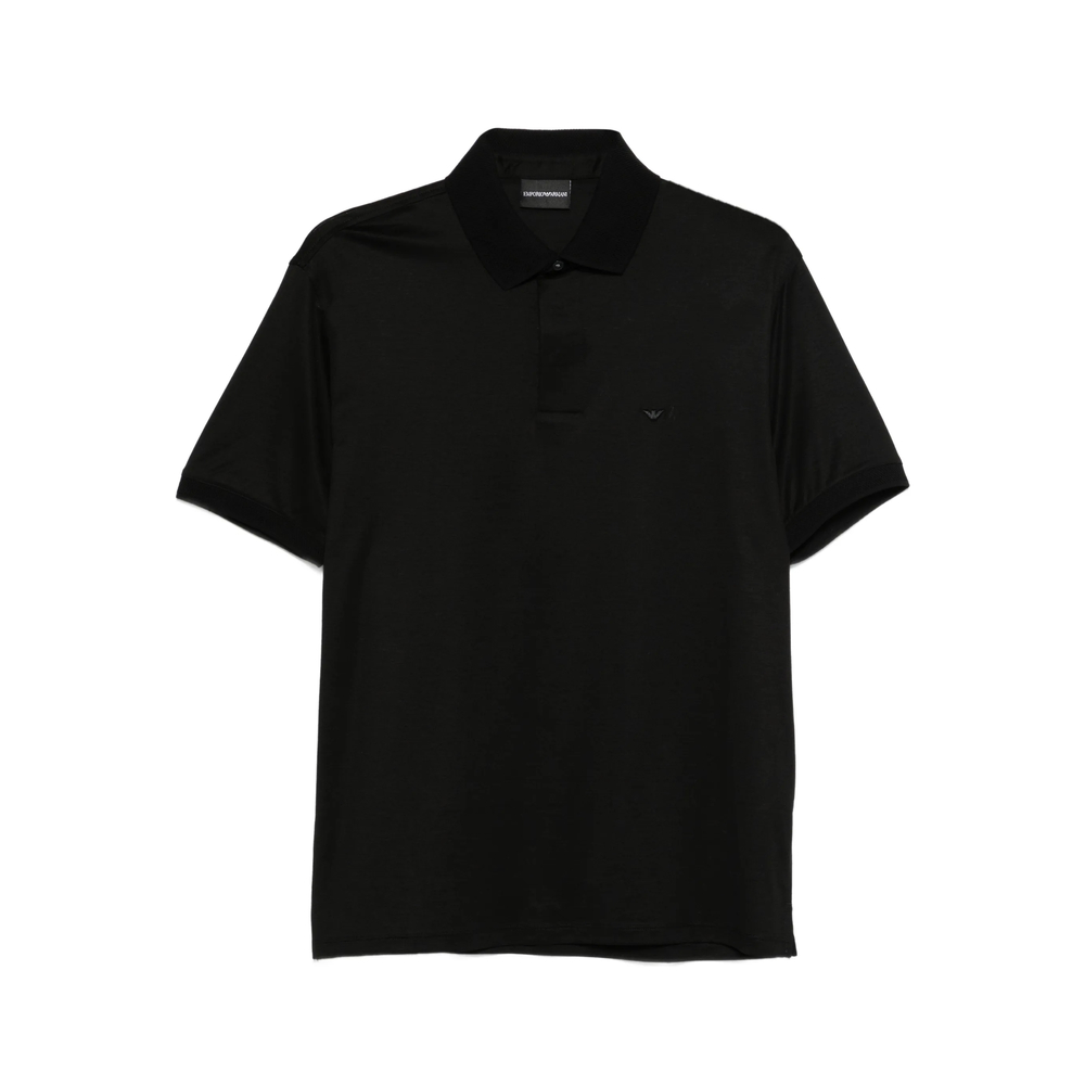 Emporio Armani Black Polo Shirt