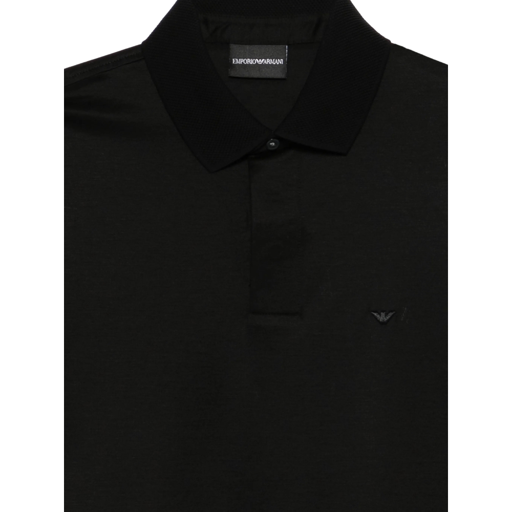Emporio Armani Black Polo Shirt
