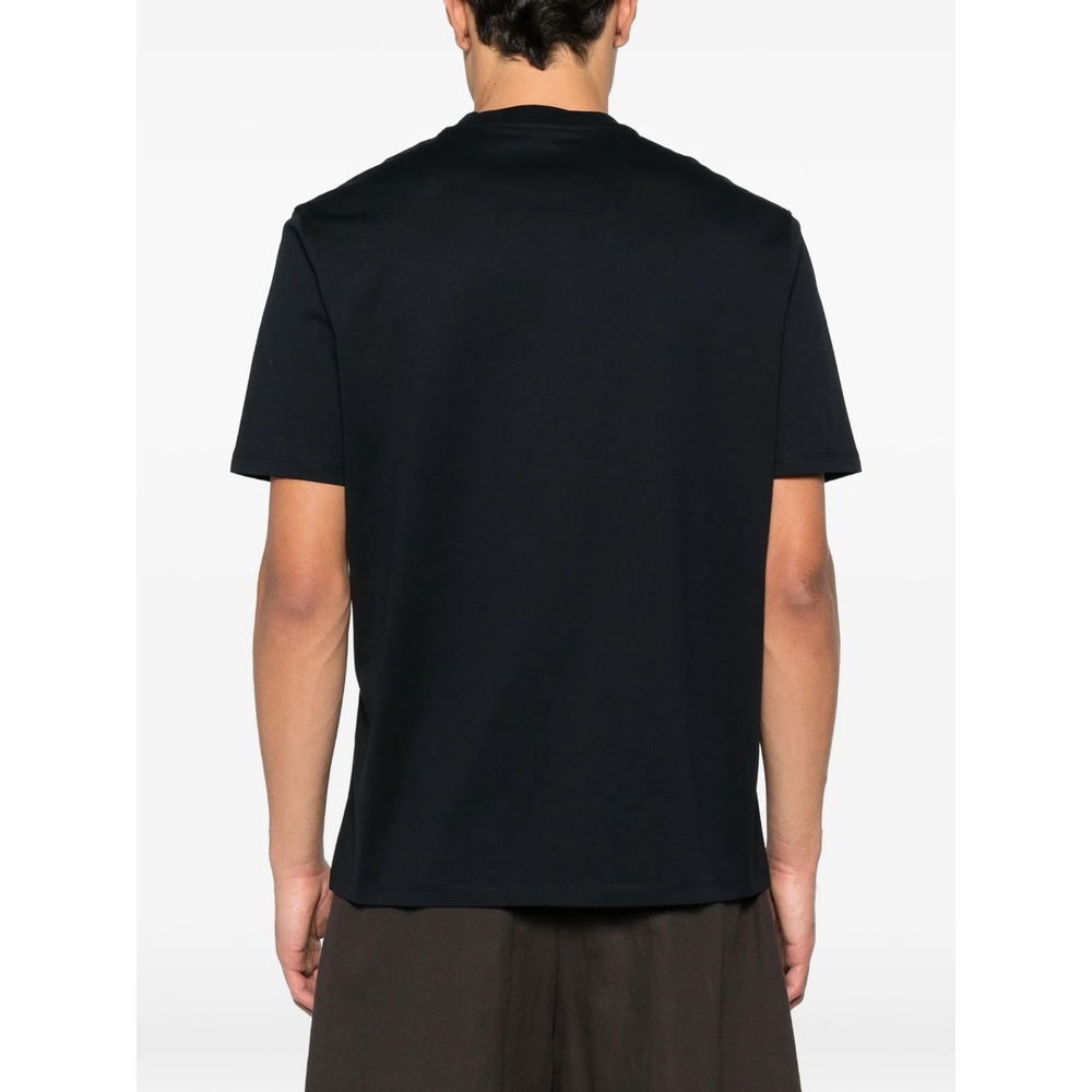 Emporio Armani Intarsia Jersey T-Shirt