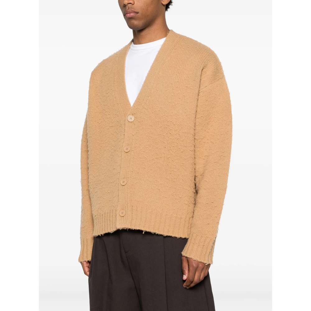 Studio Button V-Neck Cardigan