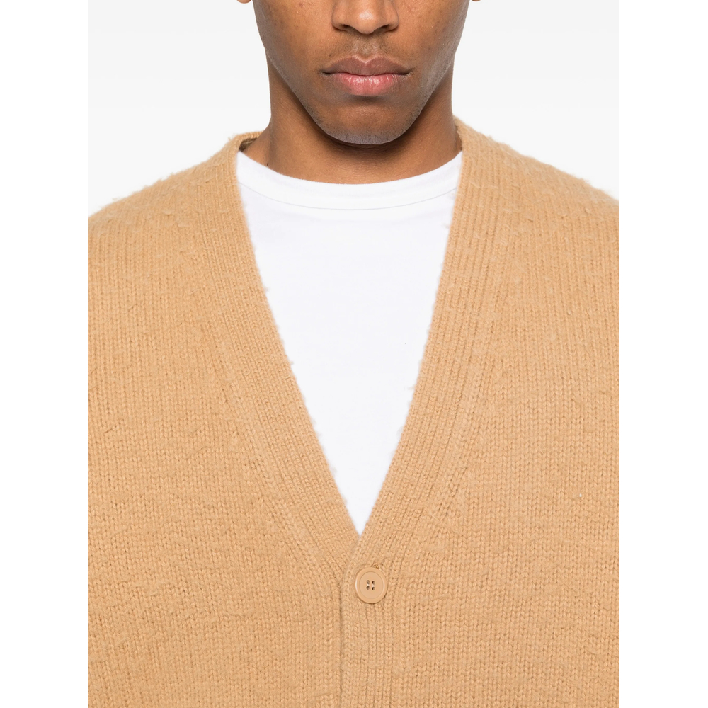 Studio Button V-Neck Cardigan
