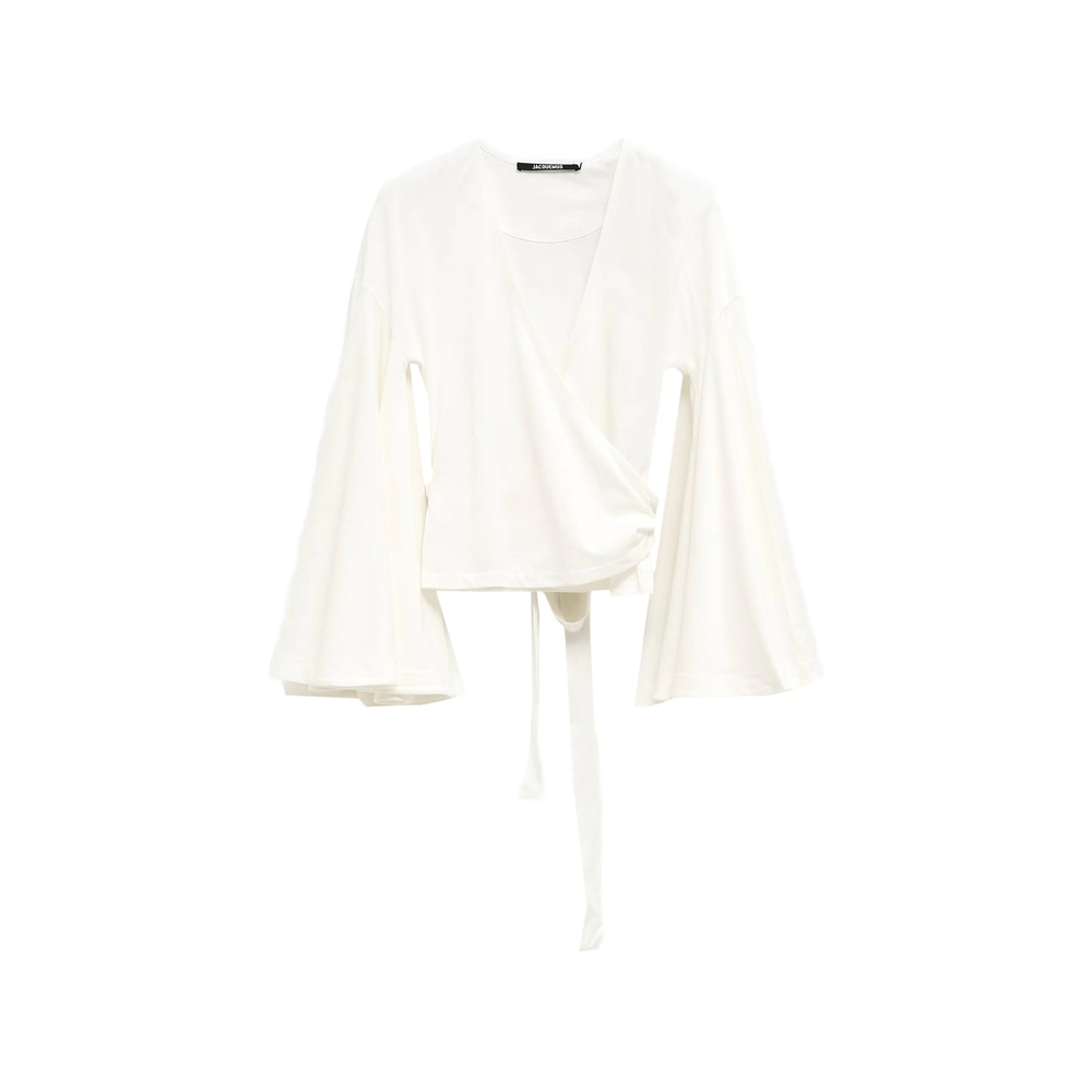 Jacquemus Long-sleeved Tie Blouse　Jacquemus 長袖タイブラウス Jacquemus