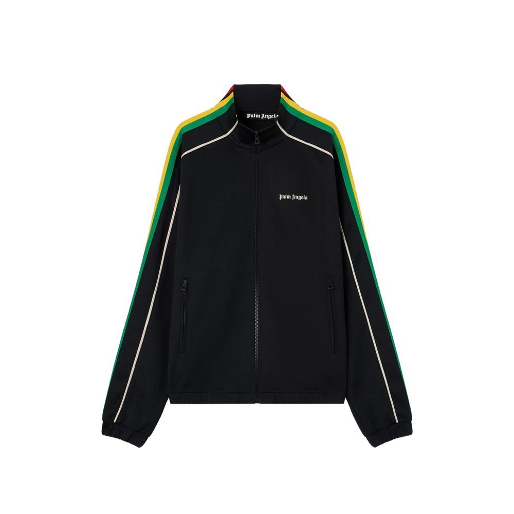 Palm Angels Logo Striped Track Jacket