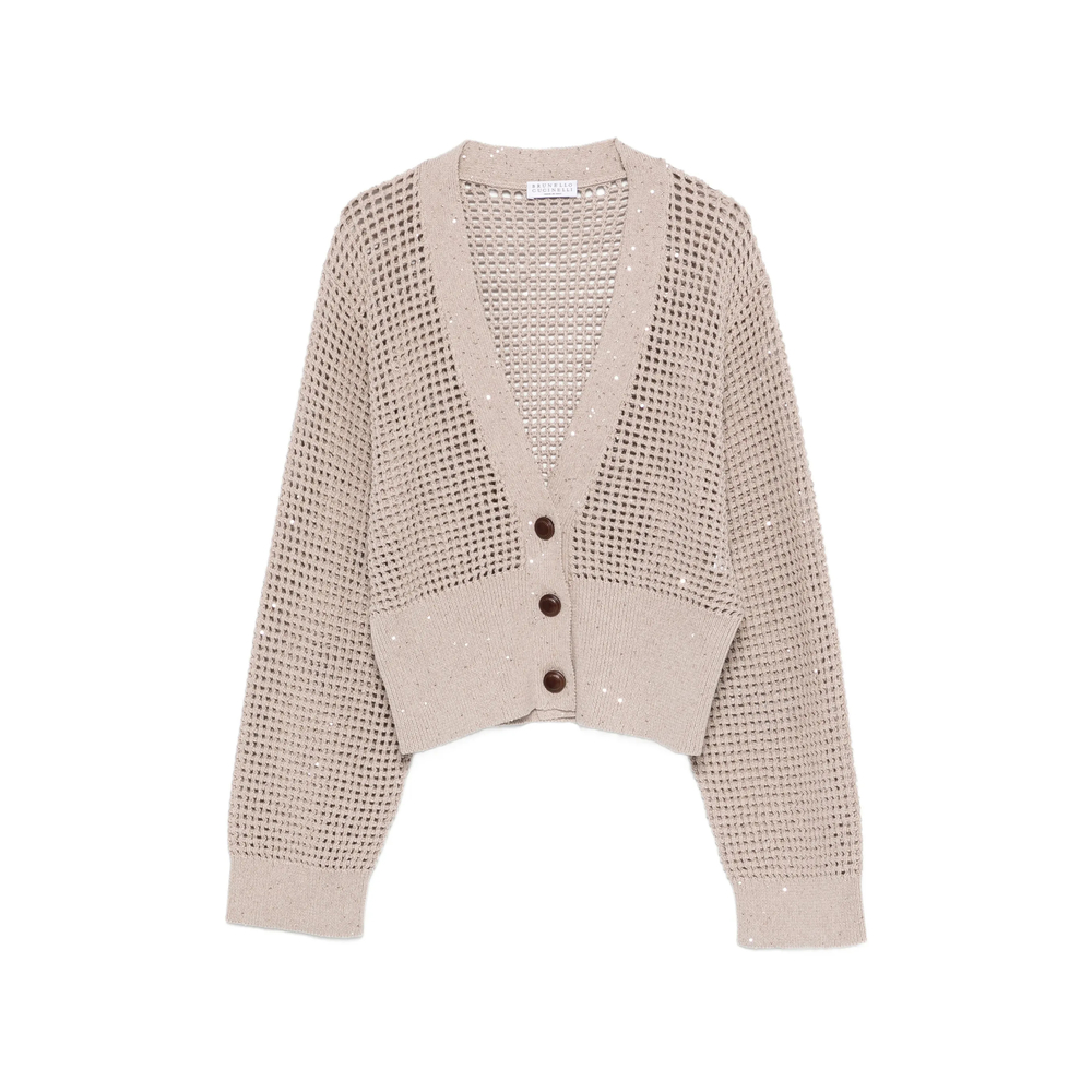 Brunello Cucinelli Sequin-embellished Cardigan