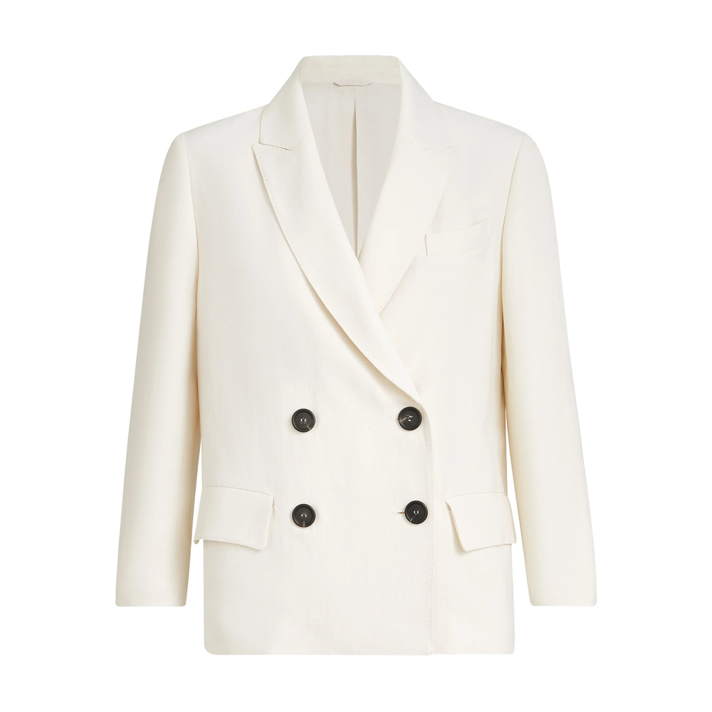 Brunello Cucinelli Monili-detail Double-breasted Blazer