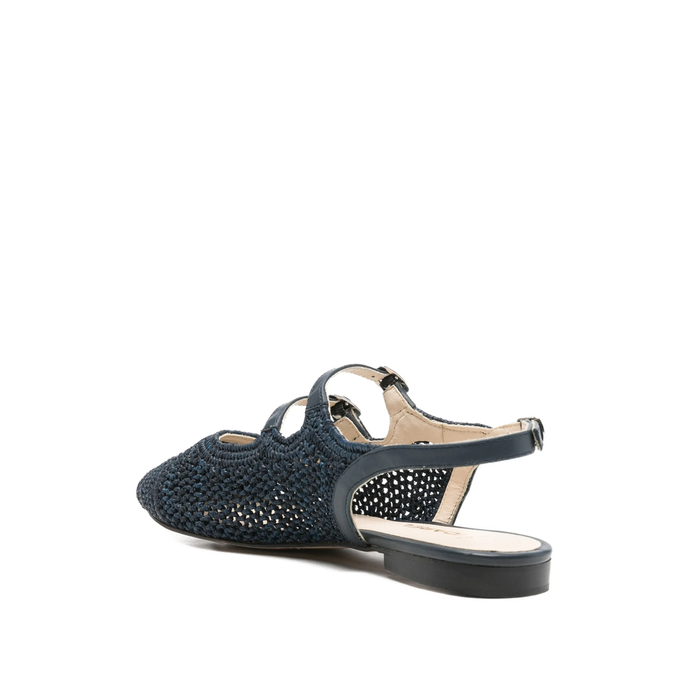 Balma Buckle-Strap Flat Pumps