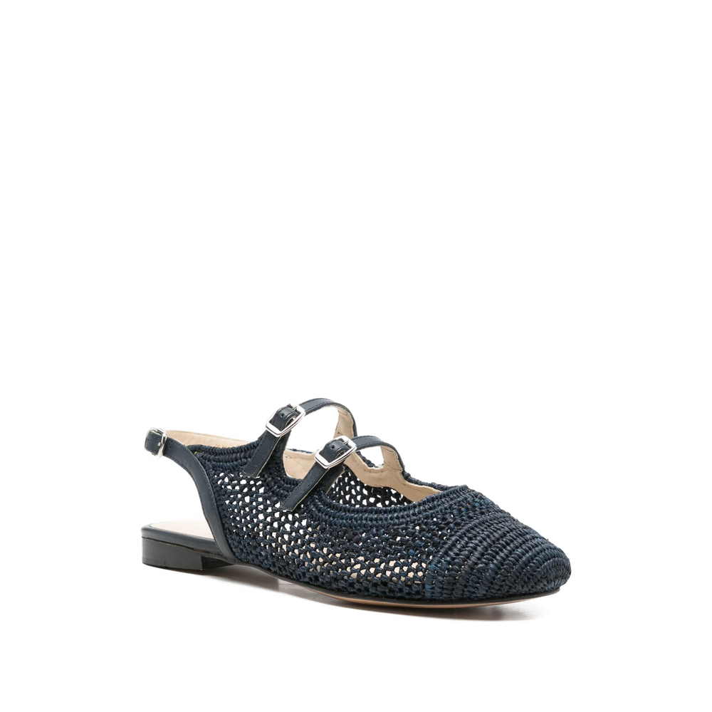 Balma Buckle-Strap Flat Pumps