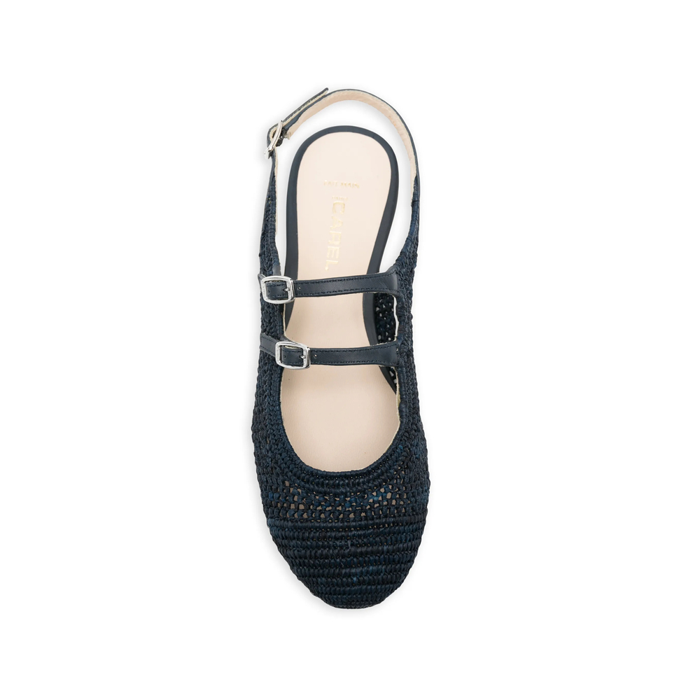 Balma Buckle-Strap Flat Pumps