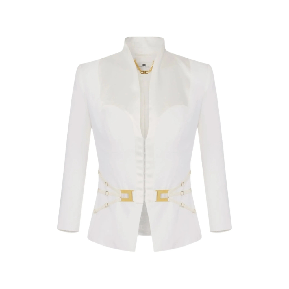 Elisabetta Franchi Gold-tone Hardware Blazer