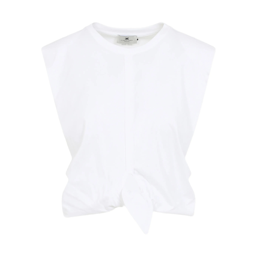 Elisabetta Franchi Knot-detail T-shirt