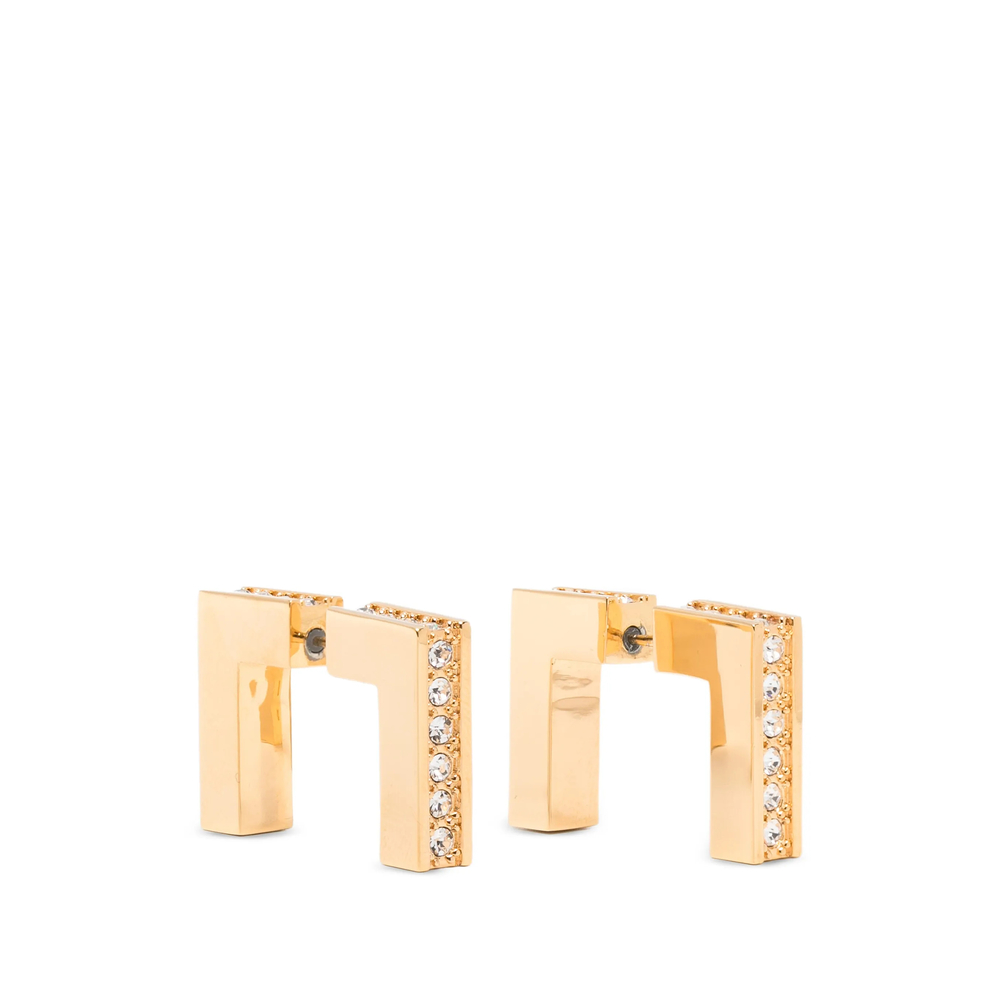 Elisabetta Franchi Rhinestone-embellished Earrings