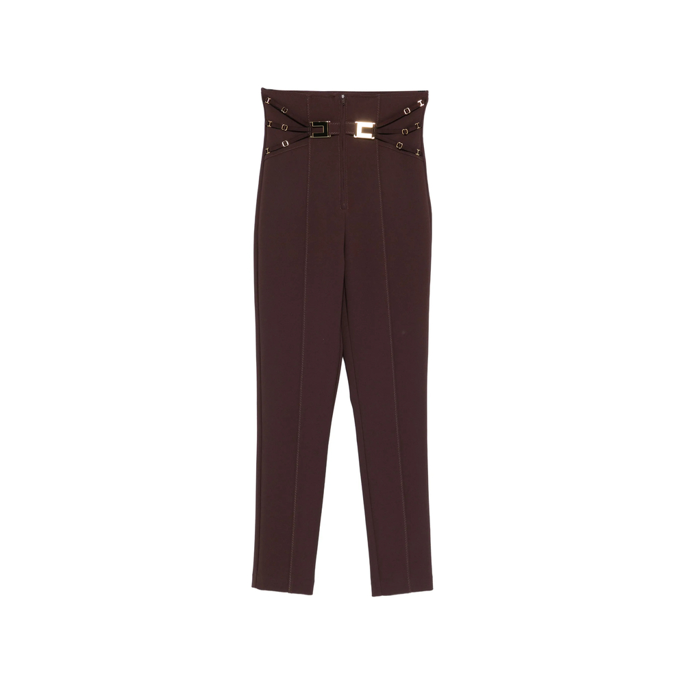Elisabetta Franchi Buckle-detail Trousers