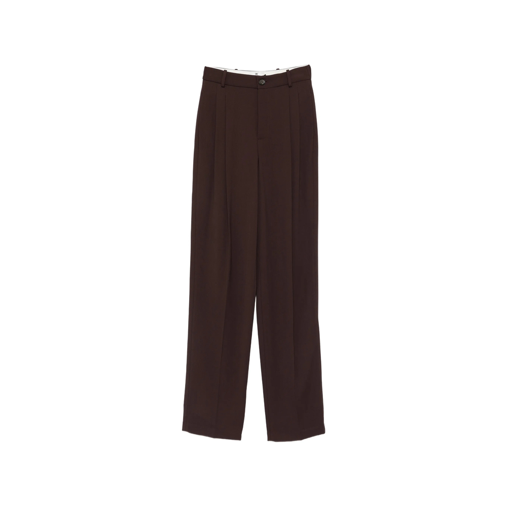 Elisabetta Franchi Gabardine Trousers With Darts