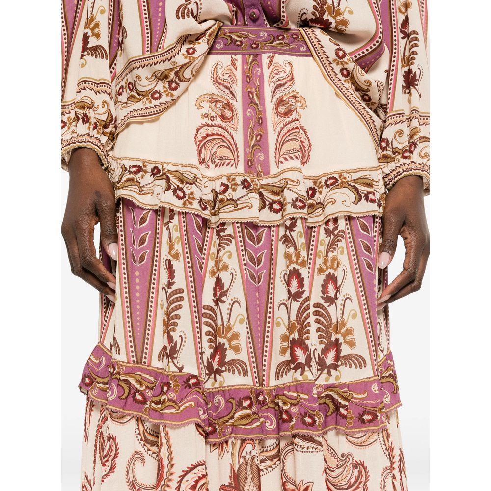 Paisley Tiered Maxi
