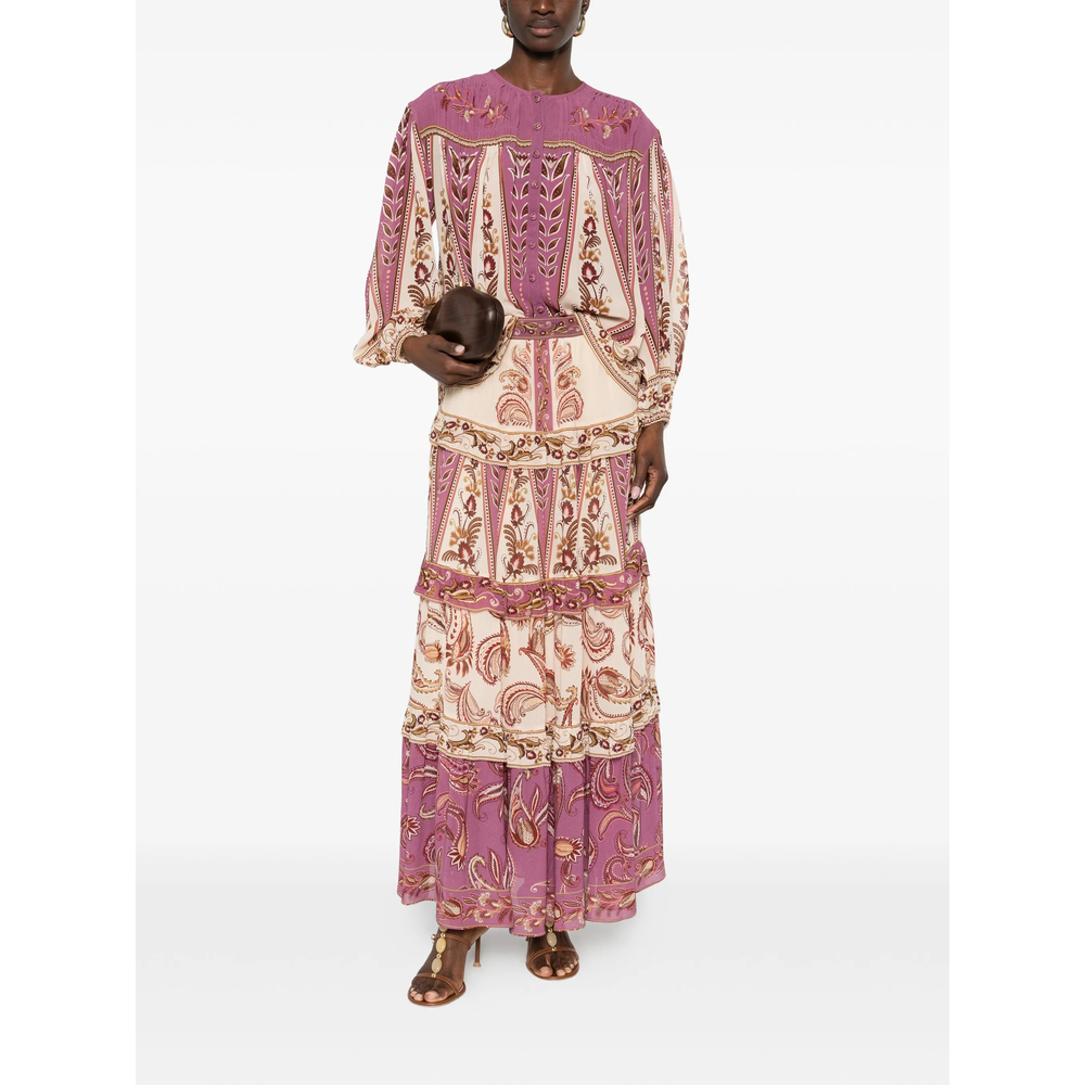 Paisley Tiered Maxi