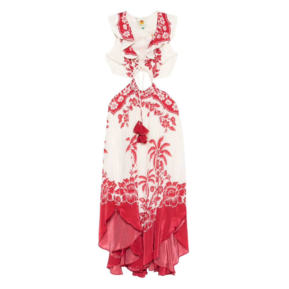 Farm Rio Sand Guanacaste Ruffled Dress