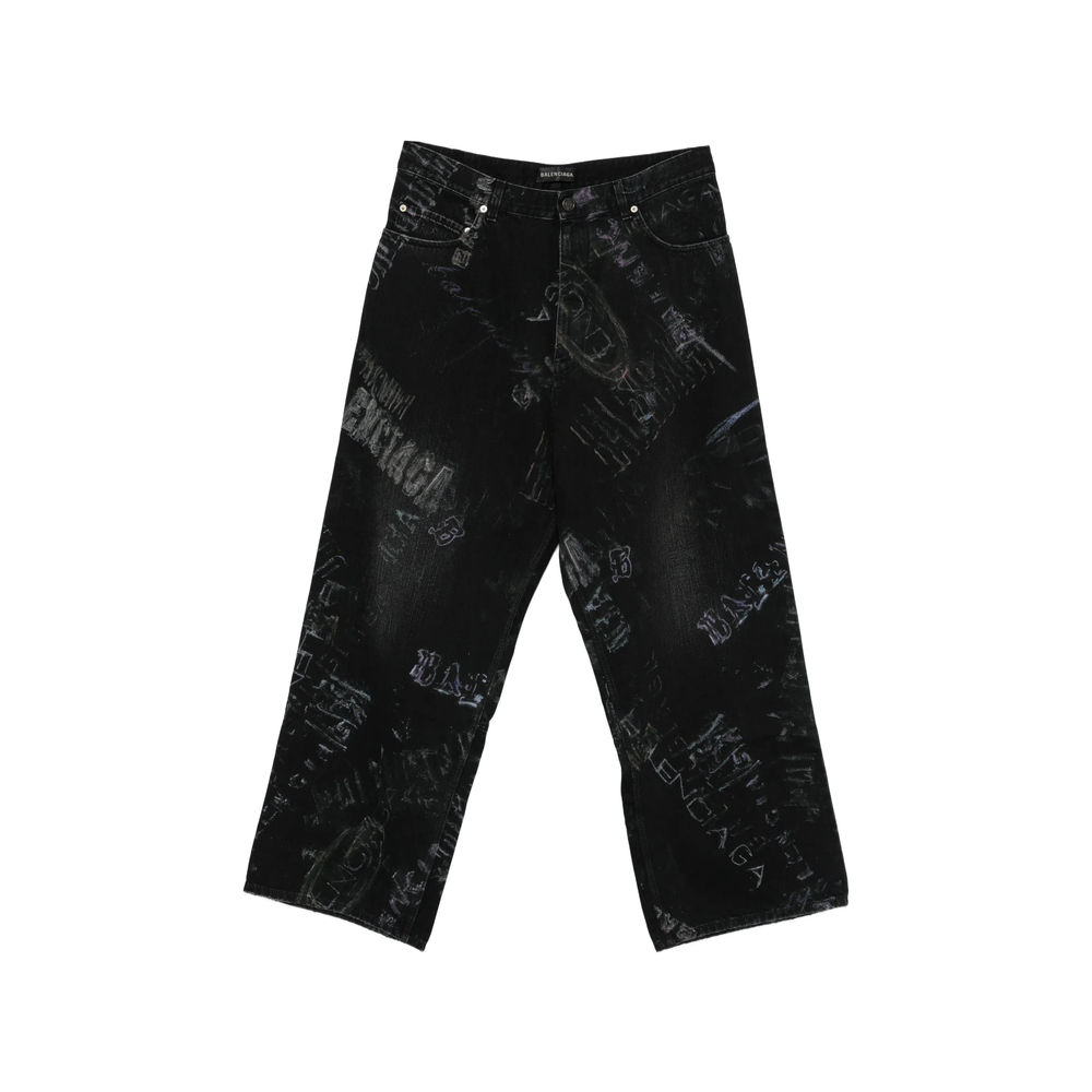 Balenciaga Print Jeans