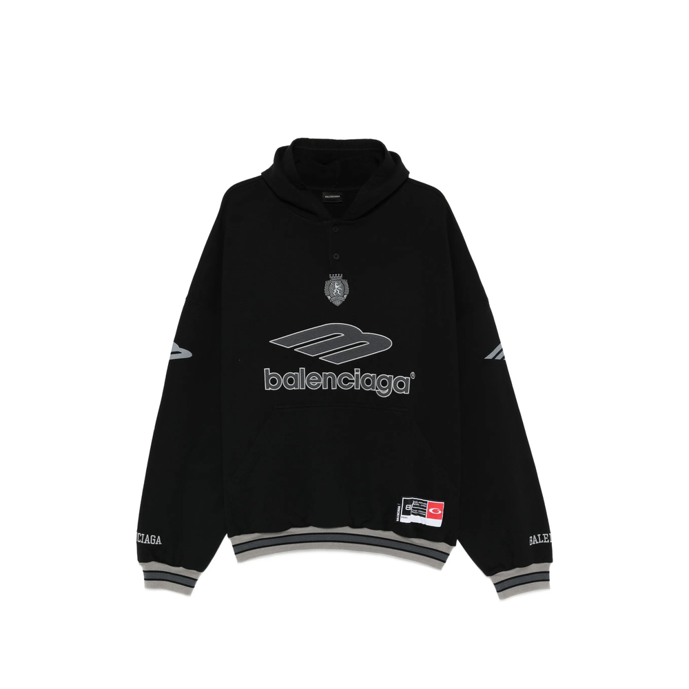 Balenciaga Logo-lettering Hoodie