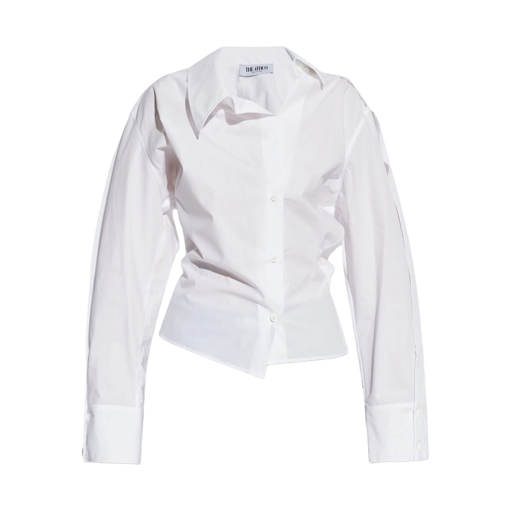 The Attico Buttoned Long-sleeve Top