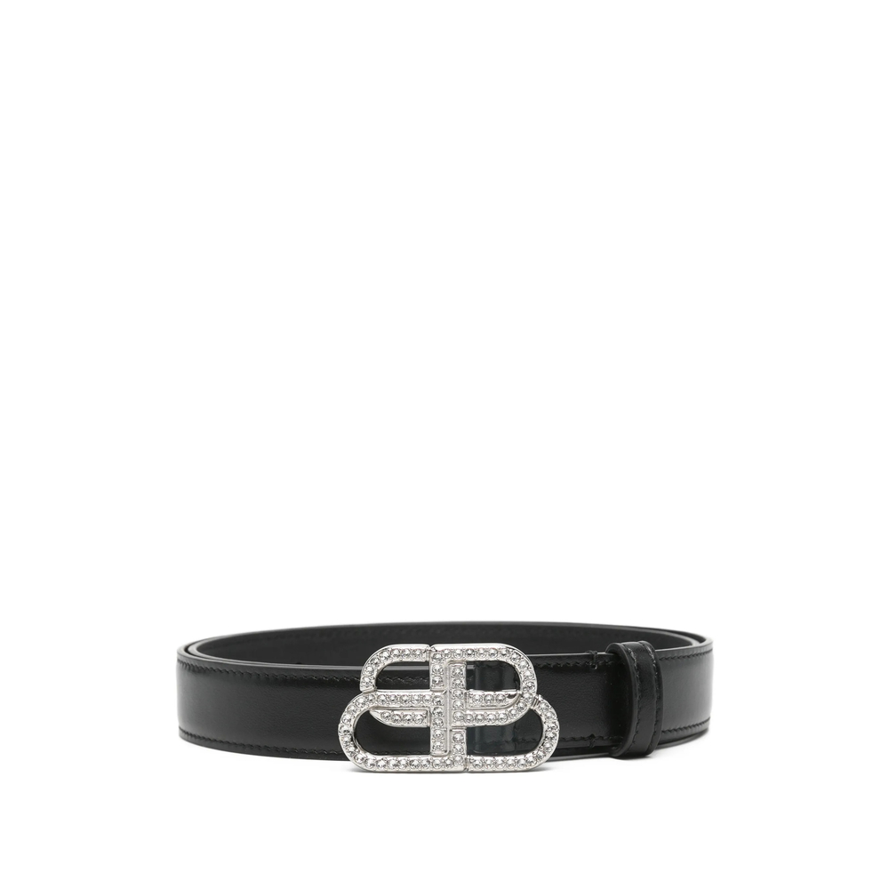 Balenciaga Logo-buckle Leather Belt