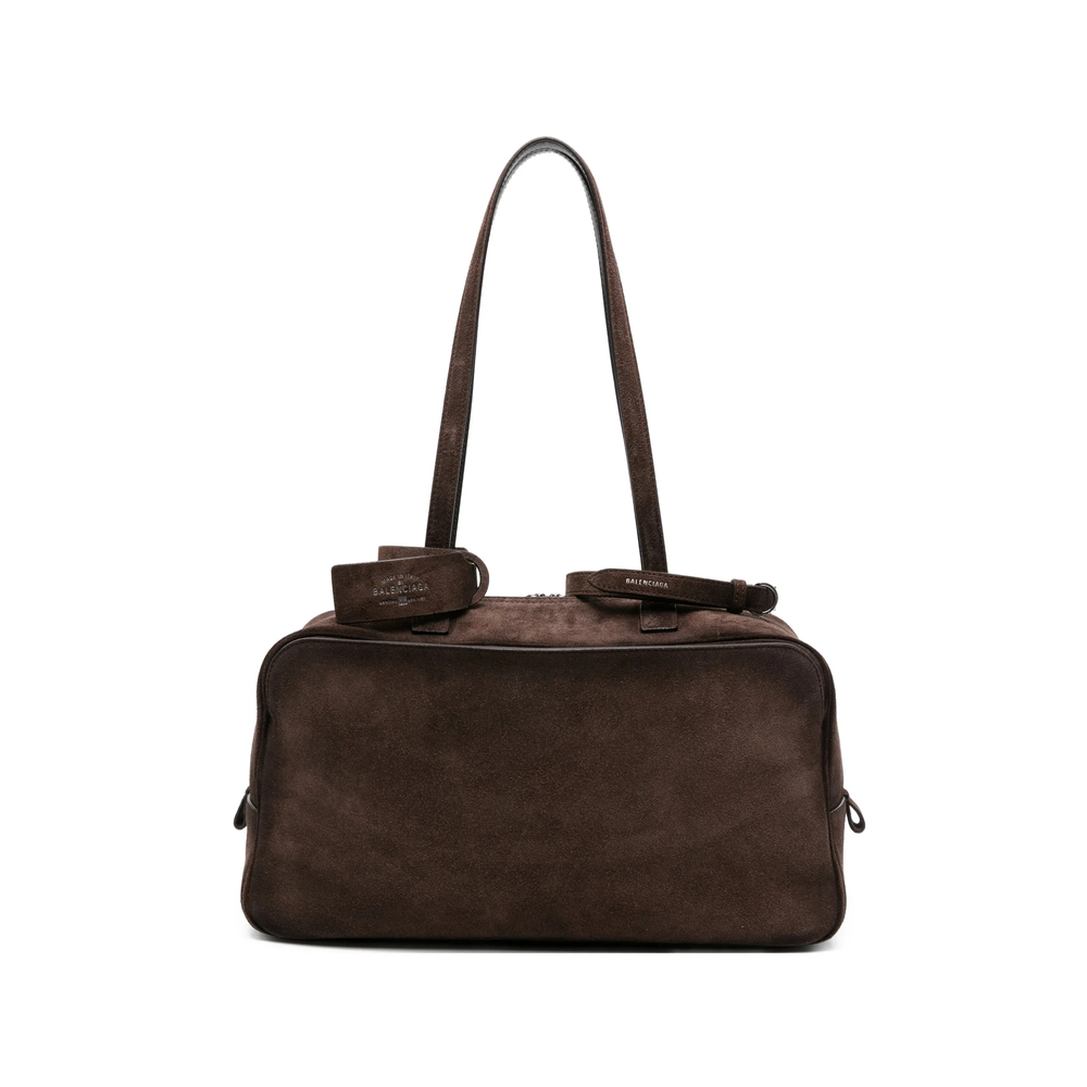 Balenciaga Medium Carrie Brown Tote Bag