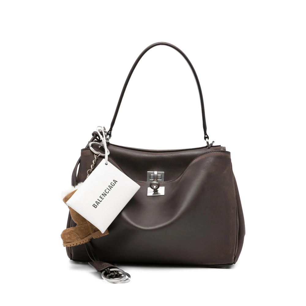 Balenciaga Small Rodeo Charm-detail Tote Bag