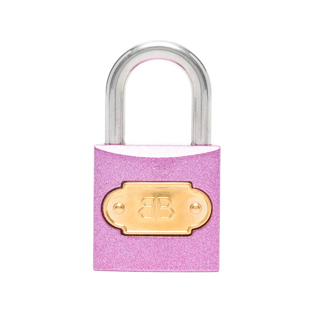 Balenciaga Logo Charm Keyring In Multi