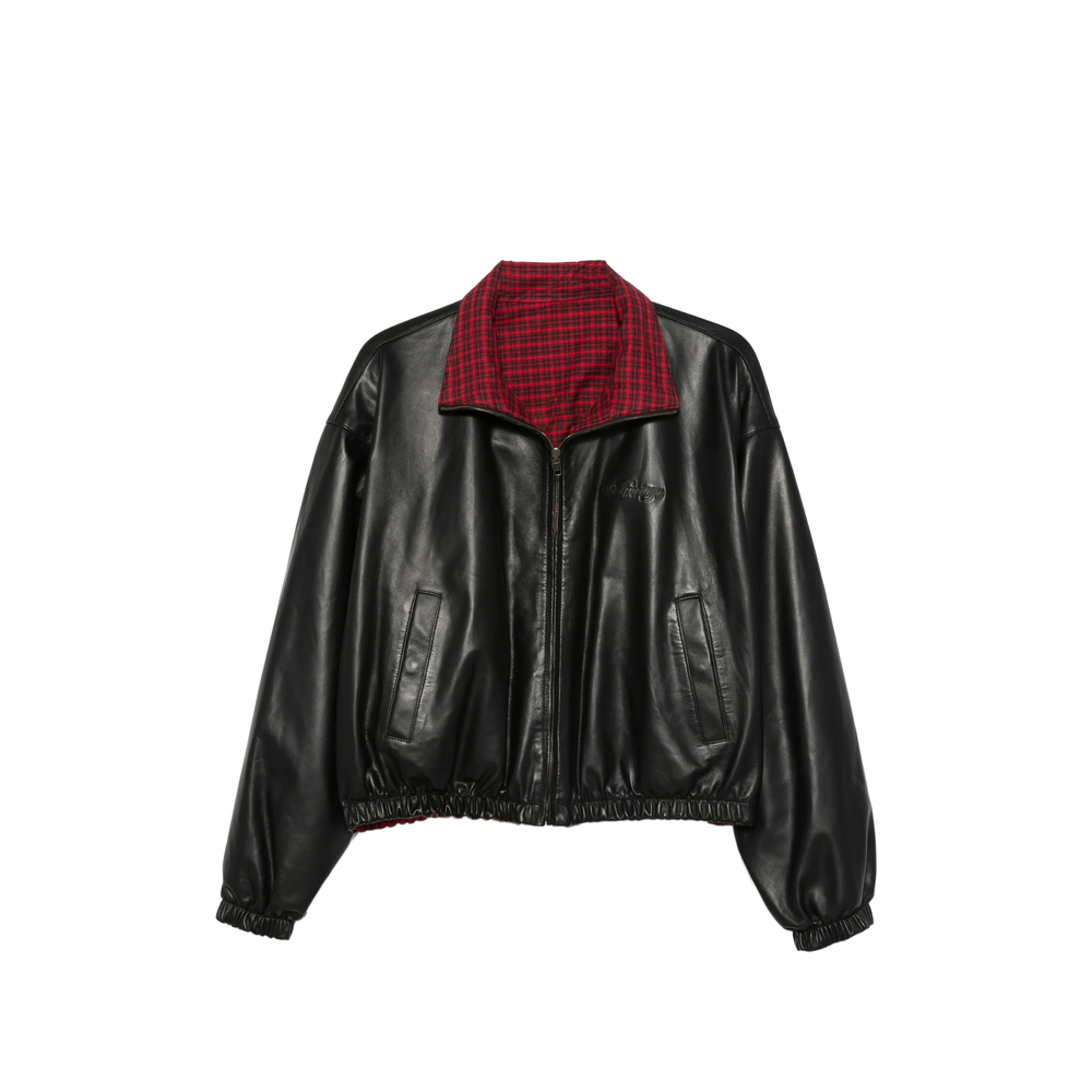 Balenciaga Check Embroidered Jacket
