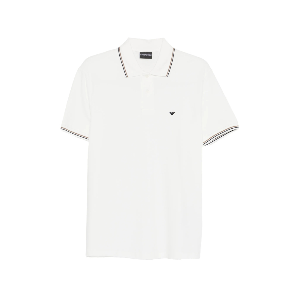 Emporio Armani Slim Fit Polo In Stretch Cotton Pique