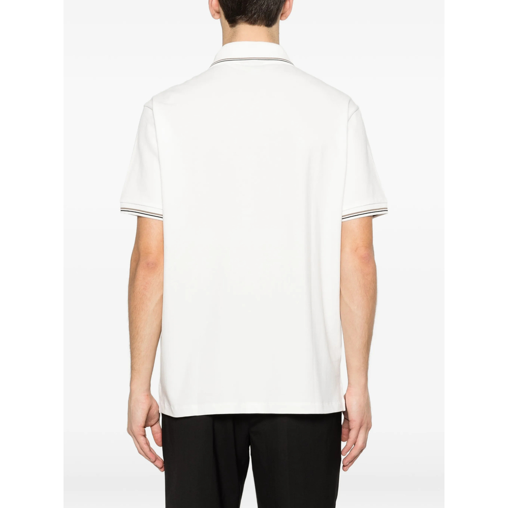 Emporio Armani Slim Fit Polo In Stretch Cotton Pique