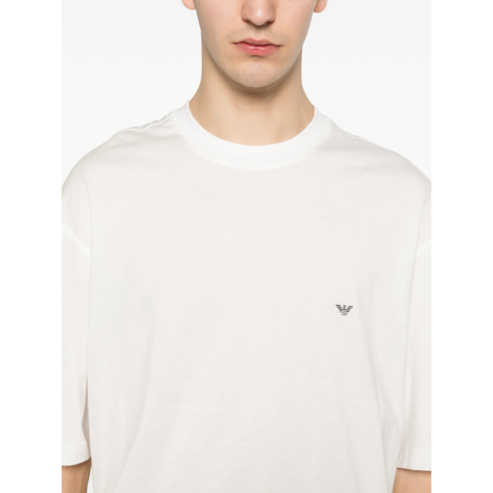 Emporio Armani Logo-Patch Short-Sleeve T-Shirt