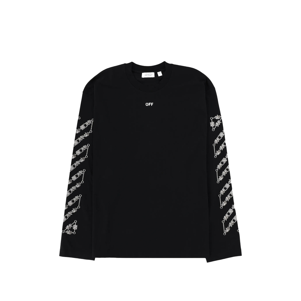 Off-white Long-sleeve Graphic T-shirt