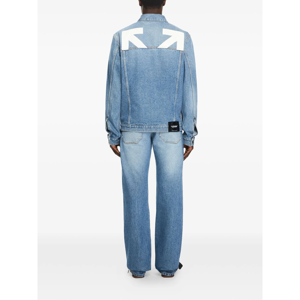 Off-White Half Arrow Denim Skate Jacket