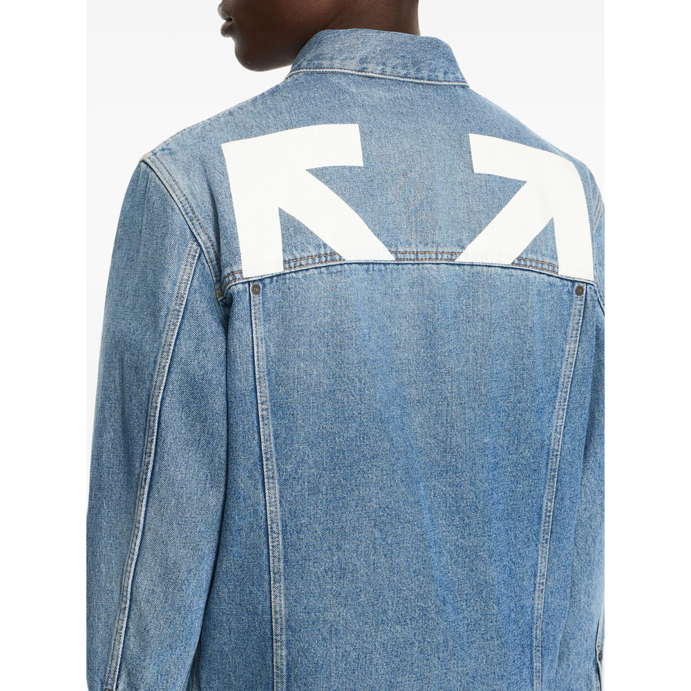 Off-White Half Arrow Denim Skate Jacket