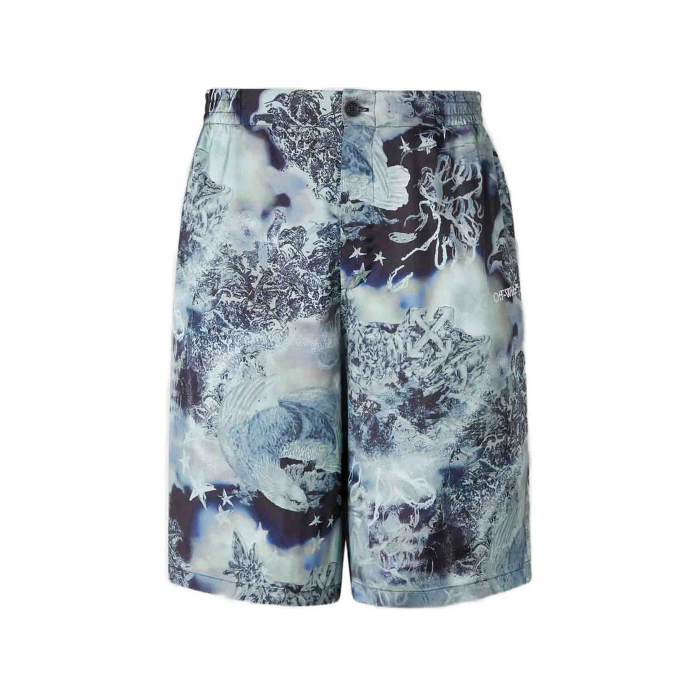 Off-white Graphic-print Shorts
