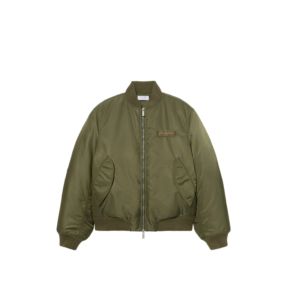 Off-white Logo-patch Bomber Jacket