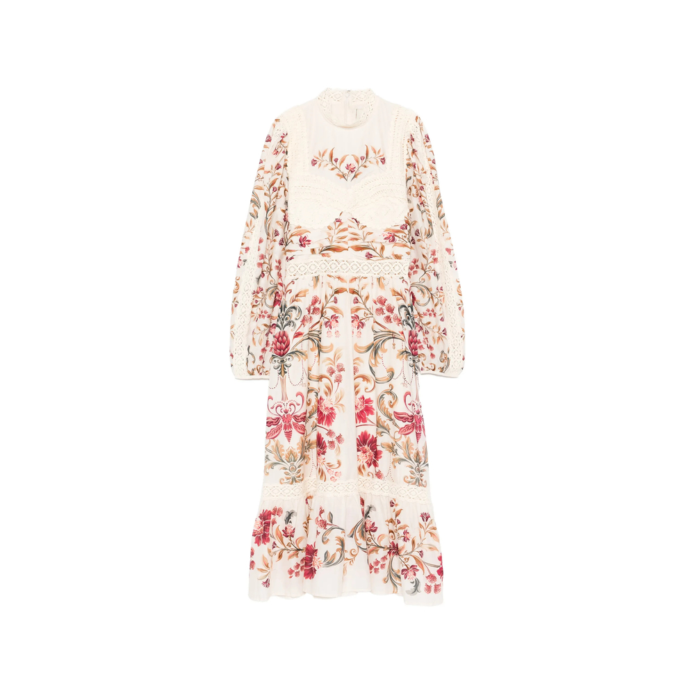 Farm Rio Royal Garden Midi Dress