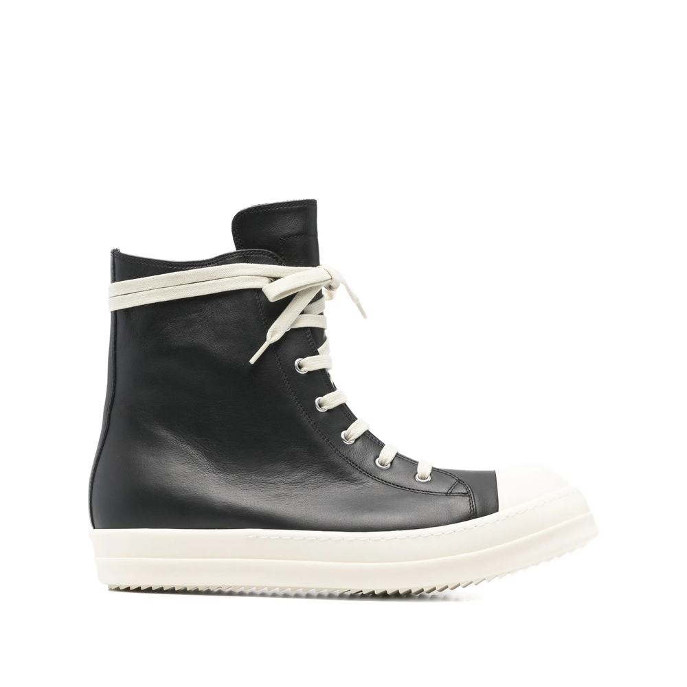 Rick Owens High-top Leather Sneakers