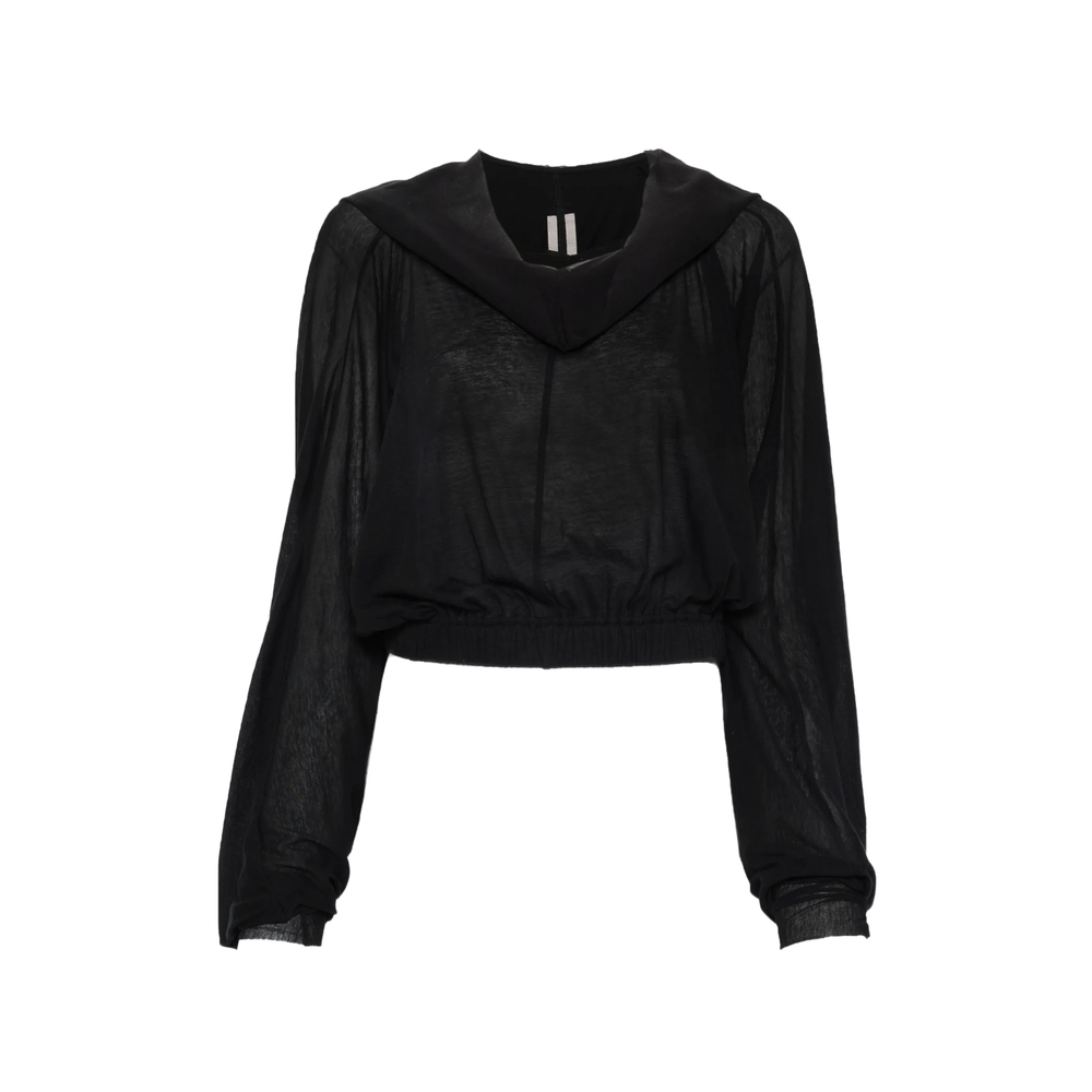 Rick Owens Hooded-neck T-shirt　Rick Owens フード付きネック T シャツ Rick