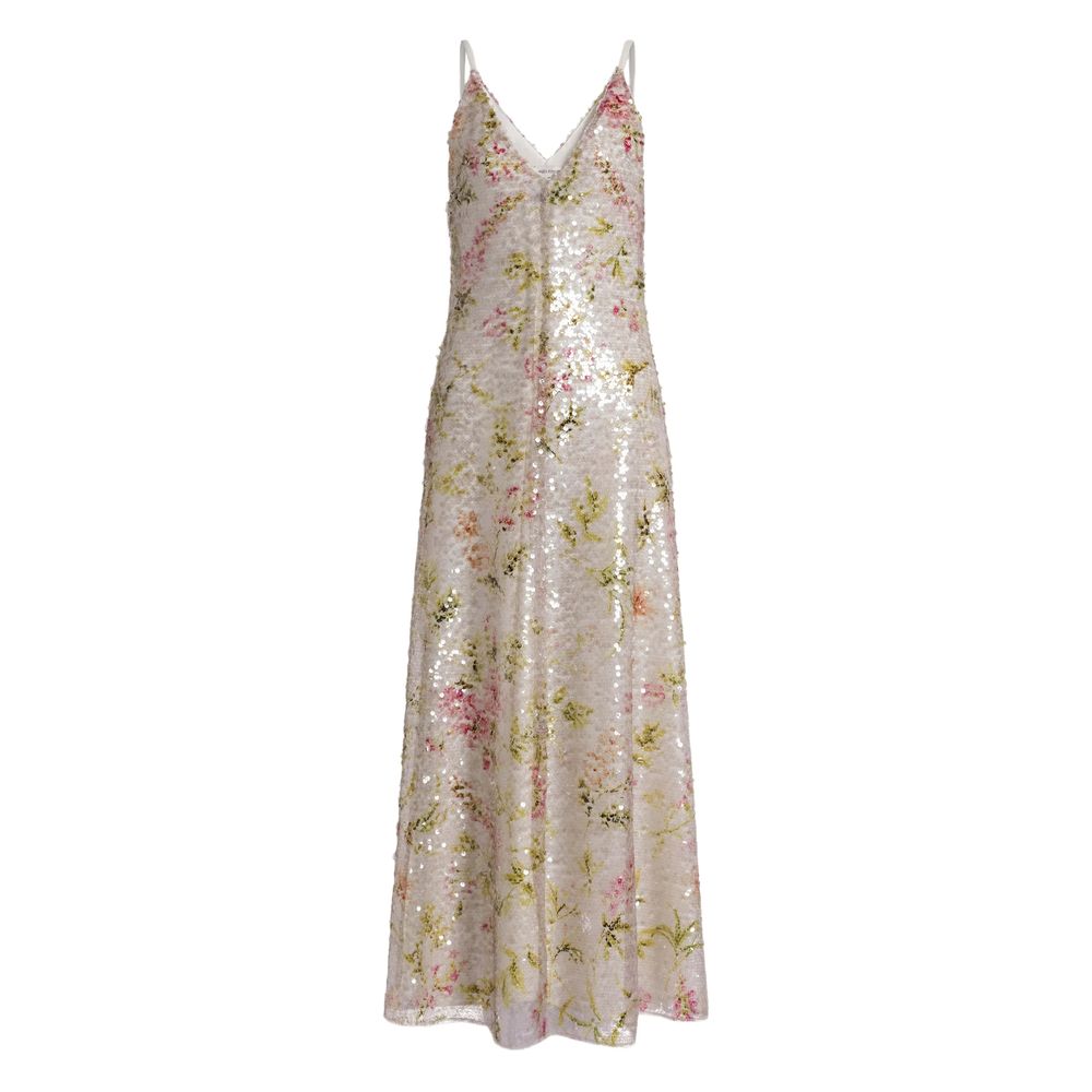 Alberta Ferretti Floral-pattern Maxi Dress
