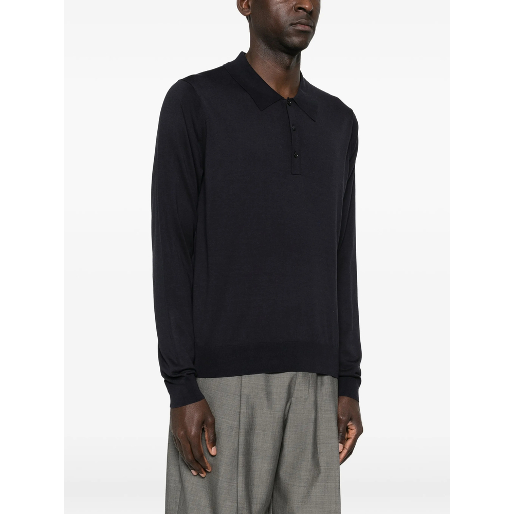 Pilote Logn-Sleeves Polo Shirt