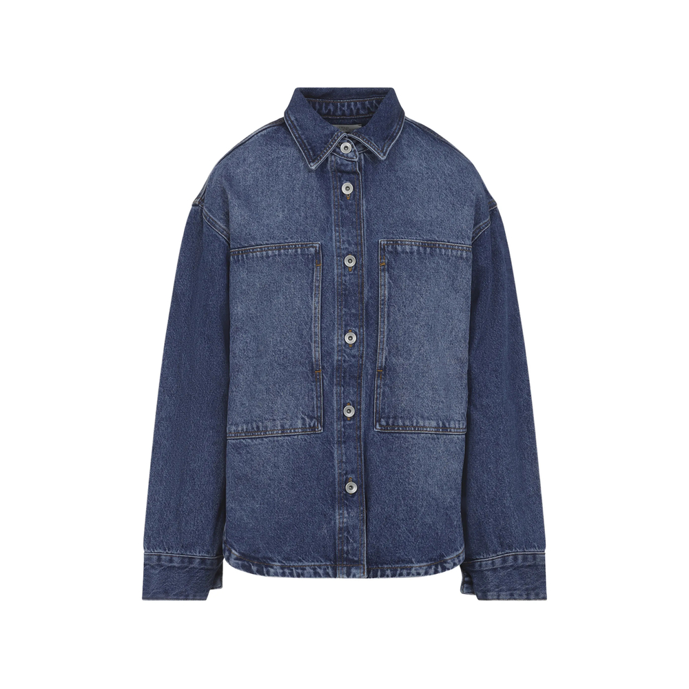 Studio Nicholson Pocketed Shirt Denim Jacket