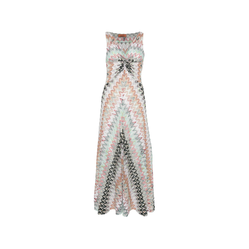 Missoni Sleeveless Zigzag Maxi Dress