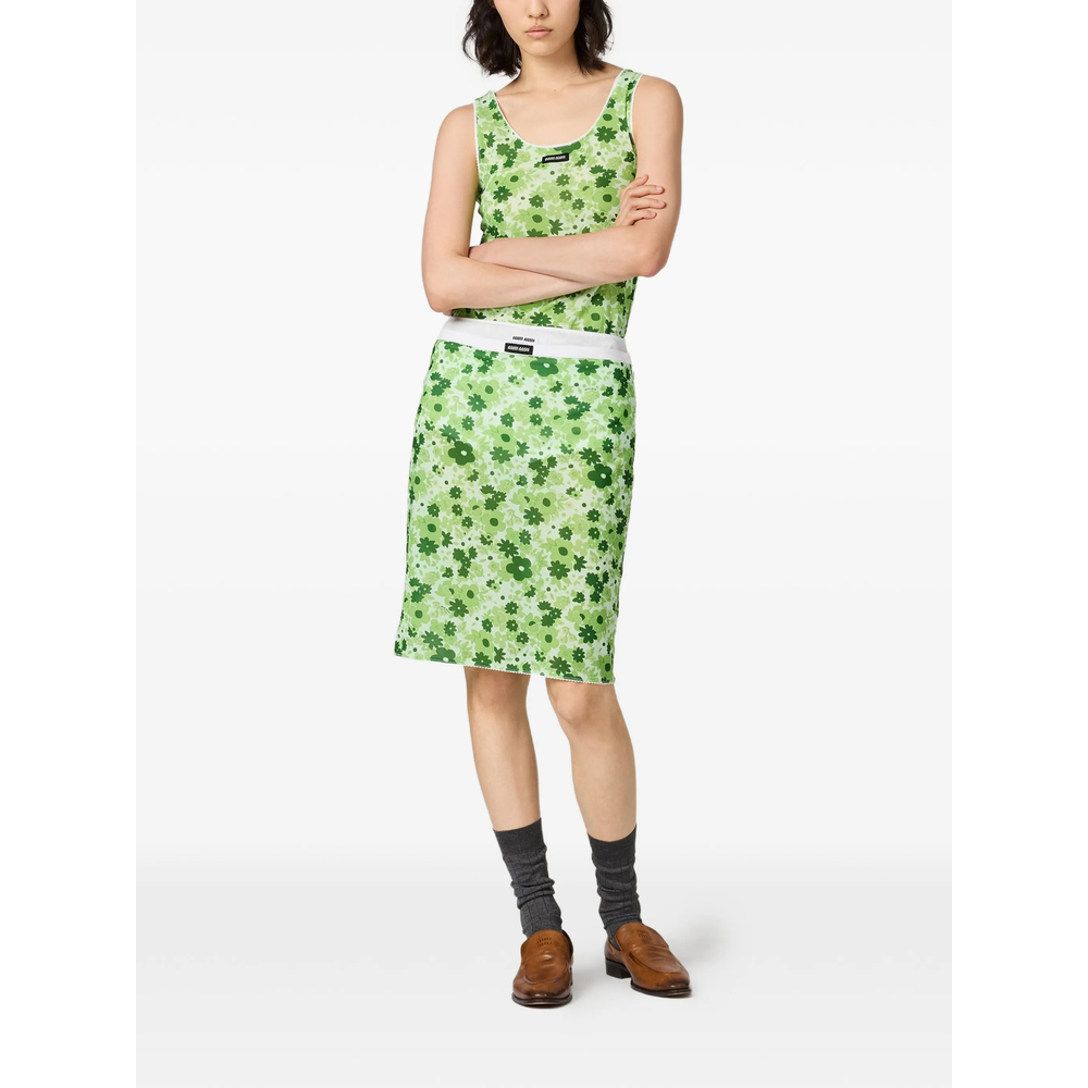 Stretch Fabric Midi