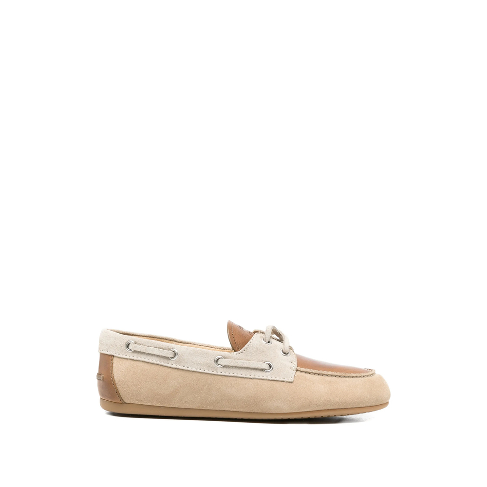 Miu Miu Suede Boat Shoes