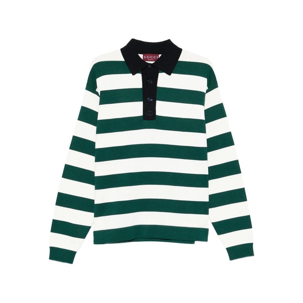 Gucci Striped Polo Shirt