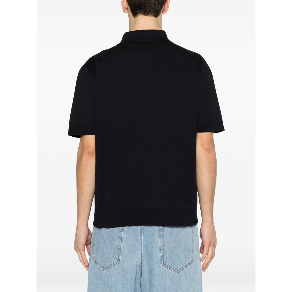 Silk Cotton Polo Shirt